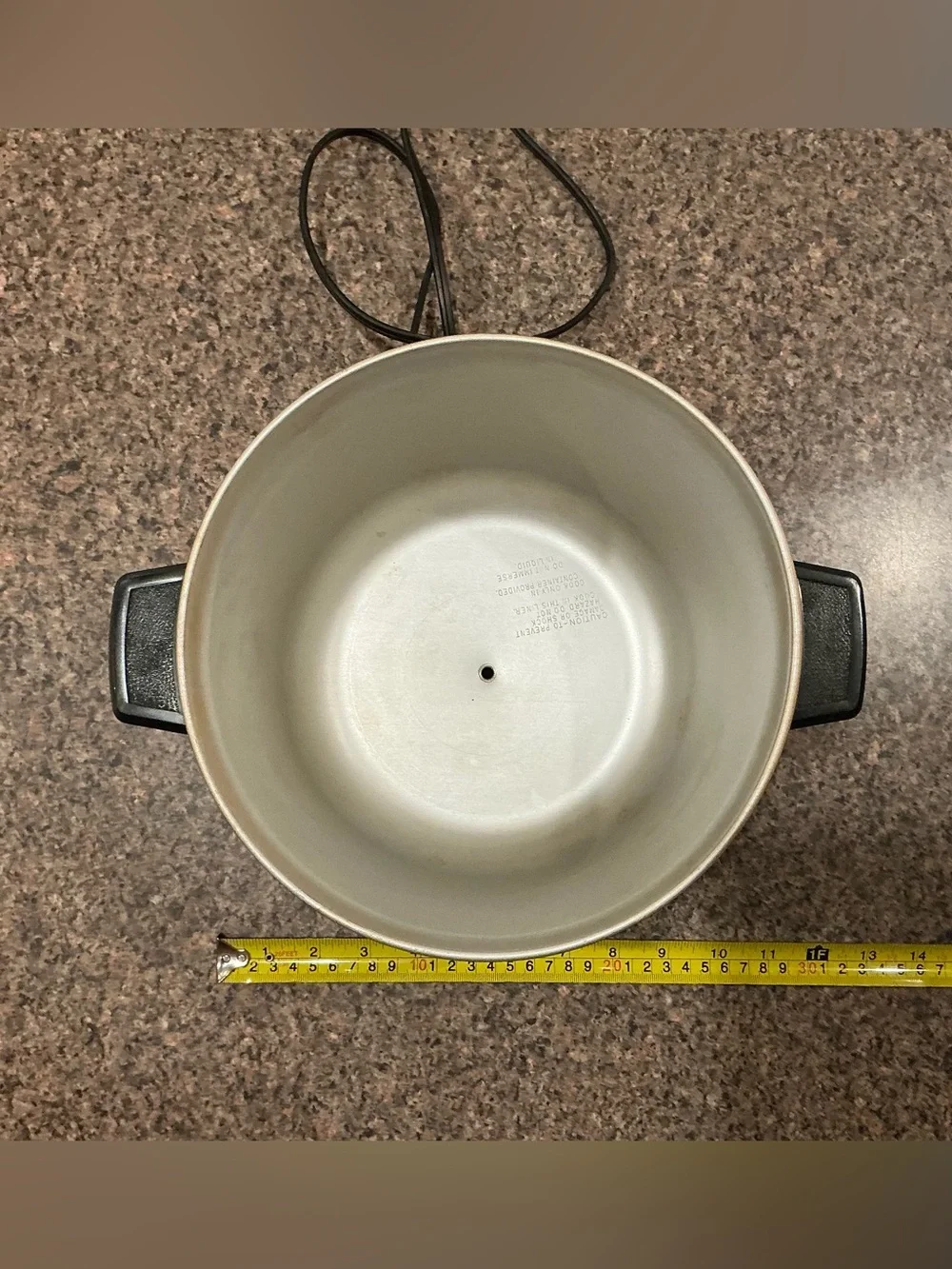 Vintage 70’s Crock Watcher By Hamilton Beach 4 Quart *See Comments about lid